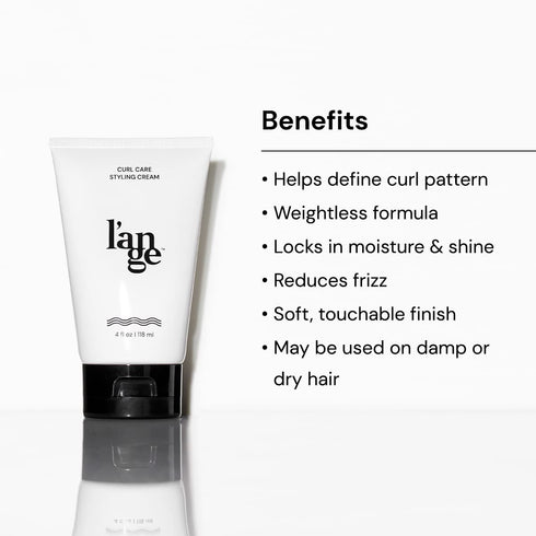 L'ANGE HAIR Curl Care Styling Cream | Best Styling Cream for Curls | Nourishing & Moisturizing Styling Cream | Reduces Frizz | Boosts Bounce & Shi...