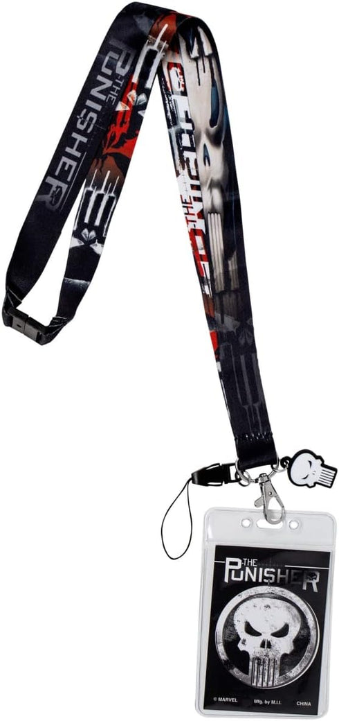Marvel The Punisher Lanyard, Multicolor,3"...