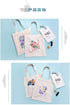 Dark Blue Canvas Cotton Tote Bag Embroidery Kit,Orchid Flowers Art Pattern,Cross Stitch Kits, Including Stamped Embroidery Bag with Hoops,Needle, ...