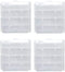 Battery Case AA/AAA Battery Holder Container Compact Portable Organizer Storage Case Insulative Plastic Clear Protective Battery Case for Travelli...