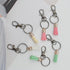 60 Pcs Premium Dark Grey Swivel Clasps Lanyard Snap Hooks with Key Rings, Key Chain Clip Hooks Lobster Claw Clasps for Keychain Clip Lanyard, Jewe...