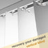 Vertical Blind Repair Vane Savers, Electroplated Vertical Blinds Repair Kit, Vertical Blind Repair Clips, Metal Vertical Blind Repair Tabs for Ver...