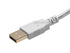 Monoprice 6-Feet USB 2.0 A Male to A Female Extension 28/24AWG Cable (Gold Plated), White (108606)...