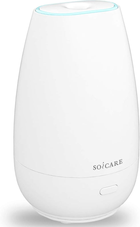 SOICARE Car Diffuser (2nd Generation), Small Portable Car Essential Oil Diffuser with Built-in USB Cable, Mini Aromatherapy Air Scent Humidifier D...