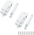 2 Pack Cam Action Window Sash Locks for Double Hung Windows, White Sash Window Locks for Vertical & Horizontal Sliding Windows...