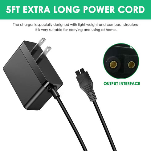 Vacuum Cleaner Replacement Charger for 440008693 Compatible with Dirt Devil Vacuum Cleaner BD10315B BD30025BFD BD22052 BD30025B BD10310 Power Adap...