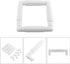 Embroidery Clip Frame, Q Snap Stitch Frame, 4 Size Plastic Sewing Hoop for Embroidery, Hand Quilting, Needlepoint, Silk-Painting, DIY Craft Sewing...