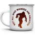 Bigfoot Sasquatch Enamel Campfire Mug, Outdoor Camping Coffee Cup, Mountain Nature Hiking Camp Lover Gift (12oz)...