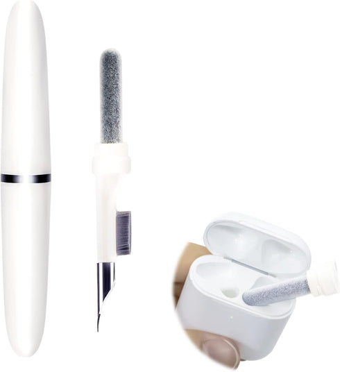 2022 New Cleaner Kit for Airpods Pro and 1/2 Multifunction Cleaning Pen with Soft Brush for Bluetooth Earphones Case (White1.0)......