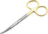 Scissors 4.5 inches Curved with Tungsten Carbide Inserts| Gold Plated Handle Extra Sharp and Durable by ARTMAN INSTRUMENTS...