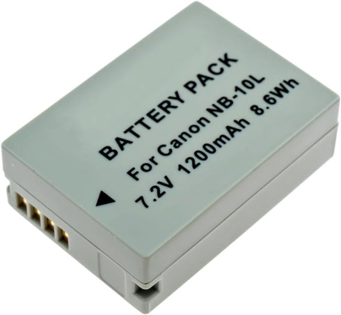 Canon PowerShot SX40 HS Digital Camera Battery Lithium-Ion 1200mAh - Replacement for Canon NB10L Battery...
