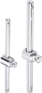 uxcell 1/4" and 3/8" Drive Sliding Wrench Breaker Bar T-Handle Socket Hand Tool 2pcs...