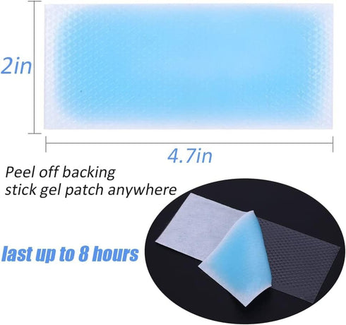 HI FINE CARE 10 Sheets Cooling Patches for Fever Discomfort, Pain Relief, Cooling Relief Fever Reducer, Kids Cool Pads Soothe Headache Pain, Pack ...