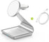 3 in 1 Wireless Charger for MagSafe, Aluminum Alloy Wireless Charging Station, Compatible with iPhone 14/13/12, Apple Watch, AirPods Pro/3/2 (Cabl...