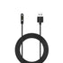 Black 2-Pin Strong Magnetic Cable USB Charging Line Cord Rope Black for Kieslect Watch K10 K11 Smartwatch Smartwatch Charger Charging Cable Magnet...