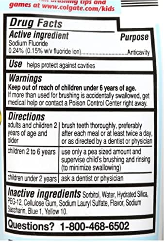 Colgate Kids 3.5 oz 3-Pack Unicorns Mild Bubble Fruit Flavor Toothpaste Fluoride Cavity & Enamel Protection…...