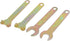 uxcell Angle Grinder Spanner Wrench Lock Nut Hand Tool Bronze Tone 112mm Length 4 in 1 Set...