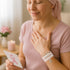 Pink Ribbon Hope & Faith Infinity Bracelet - Perfect Breast Cancer Gift...