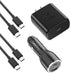 45W Super Fast Charger USB Type C Combo Kit Wall/Car Charger PD PPS for Samsung Galaxy S24 S23 S22 Ultra Plus S21 S20 Note 10 A25 A15 A53 A52 5G i...