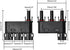 Solar Branch Connector 50A,DC1500V IP68 Waterproof 3 to 1 Y Connectors for Parallel Connection Between Solar Panels (1 Pair M/FFF + F/MMM)...