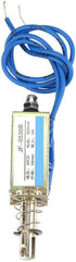 DC Electromagnet, Automation Control 6/12/24V DC 300mA DC Pull Push Type Electromagnet for Food Machine Textile Machinery, 5N Magnet Attraction, 1...