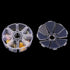 4 PCS 8 lattices Transparent Round Plastic Boxes Empty Storage Organizer Containers with Hinged Lids for Small Items and Other Craft Projects(4 x ...