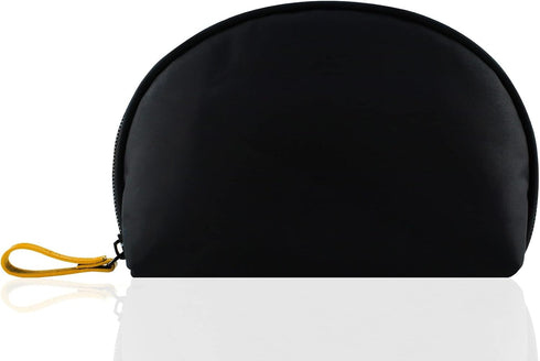 Small Makeup Bag for Purse Portable Waterproof Cosmetic Bag Travel Makeup Pouch for Women (Nylon, Inner red)...