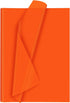 Morcheiong 60 Sheets Orange Tissue Paper Art Gift Wrapping Tissue Paper Bulk Gift Wrapping for DIY Art Craft Floral Birthday Halloween Party Festi...