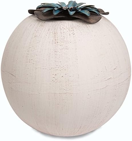 Pavilion Gift Company 19093 Forever in My Heart Terra Cotta Candle Holder, 4-Inch, White...
