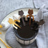 10PCS Stainless Steel Cute Mini Cat Spoon for Tea, Coffee, Dessert, Sugar, Ice Cream, etc (11.5cm/4.5inch) Black...