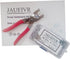 JAUEIVR Snap Fasteners Kit - 100 Sets 10mm Pearl Prong Snap Buttons with Fastener Pliers Press Tool Kit for Sewing Crafting (White)...