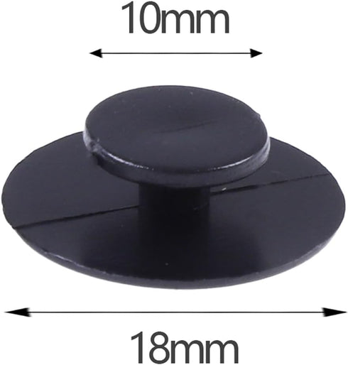 30Pcs 18mm Charm Backs for Bogg Bag,Blank Bit Accessory for DIY Your Own Insert Charm,Button Backs Compatible with Bogg Bag(Black)...