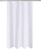 N&Y HOME Fabric Shower Curtain Liner 48 x 72 inches Bath Stall Size, Hotel Quality, Washable, Water Repellent, White Spa Bathroom Curtains with Gr...
