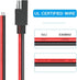 ELECTOP SAE Connector Extension Cable, SAE Quick Connector Disconnect Plug SAE Power Automotive Extension Cable Solar Panel Cable Wire(2 Pack)...