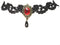 Gothic Black Choker Lace Necklace Royal Court Vampire Choker Necklace with Red Rhinestone and Black Teardrop Pendant Halloween Costume Jewelry for...