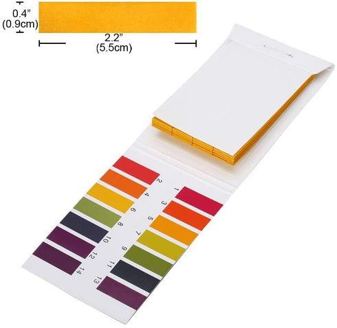 2 PH Test Strips,1-14 Test Indicator 160 Stripe Litmus Paper,Used for PH Testing of Soil,Water,Saliva,Cosmetics,Pet Food,and Diet...