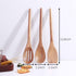 Delicate Wooden Utensils For Cooking, Set of 3, Wood Kitchen Utensils Cooking Tools, 12 Inch Acacia Wooden Spoons Spatula Set, Cooking Gadgets Saf...
