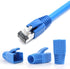 50 Pcs Cat7 Cat7A Cat8 Strain Relief Boot, RJ45 Plug Connector Cover Modular Network Plug Connector Cap Cable Connector Boots, Blue...