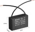 uxcell Ceiling Fan Capacitor CBB61 1.5uF 450V AC 2 Wires Metalized Polypropylene Film Capacitors 37x23.5x12.6mm for Water Pump Motor Generator...