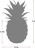 Artificial Succulent Pineapple Room Decor - House Greenery for Hotel Restaurant Home Office Kitchen Table (01 Gold)...