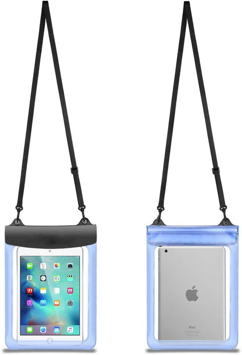 Large Tablet Case Cover Waterproof Pouch Dry Bag for Fire HD 10 / iPad 10.2, iPad Air 10.9, iPad Pro 11 / Samsung Galaxy Tab S9 Fe, S9, S8, S7 11,...
