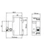 32A, 240V AC, 1 Pole + Neutral Pole, DIN Rail Mount Miniature Circuit Breaker, Trip Curve: C, UL1053 Recognized...