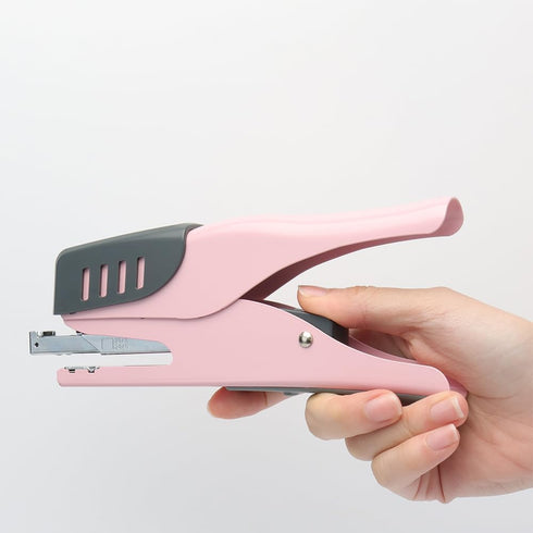 Hand Held Plier Pink Stapler Handheld Desktop Stapler Effortless Heavy Duty Stapler 25 Sheets Capacity No Jam Reduced Effort for Desk Home Office ...