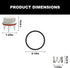 for Watts 1" Pressure Vacuum Breaker Vent Float Kit Work with 800M4, 800M4-FR, 800M4-QT & RK 800M4-T...