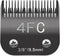 4FC Blade Dog Grooming Clipper Replacement Blades Compatible with Andis Dog Clippers,Most A5, Wahl KM Series Clippers,Detachable Ceramic Blade,Siz...