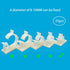 25PCS White Adhesive Backed Nylon Wire Adjustable Cable Clips Clamps...