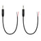 Fancasee 2 Pack Replacement 3.5mm Male Plug to Bare Wire Open End TS 2 Pole Mono 1/8" 3.5mm Plug Jack Connector Audio Cable Repair...