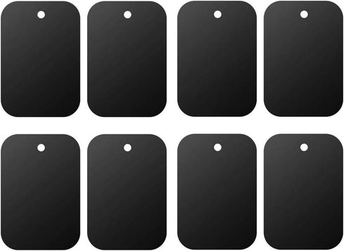 GDMINLO Mount Metal Plate?8Pack? for Magnetic Car Mount Phone Holder with Full Adhesive for Phone Magnet, Magnetic Mount, Car Mount Magnet-8X Rect...