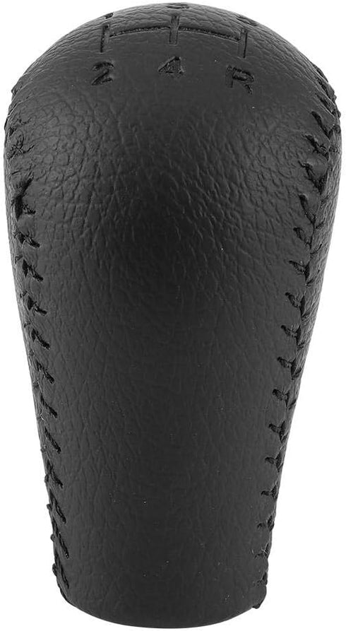 Tbest Replacement Leather Gear Knob,Car Auto Gear Shifter Knob Gear Shift Knob Handball Automatic Shift Lever PZ020 0K012 Fit for Hilux MK6 MK7 20...