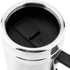 Car Heating Cup, 350ML + 150ML Stainless Steel Portable Automobile Hot Water Cup Electric Quick Heating Bottle Heater Boiler for Tea Coffee Water...